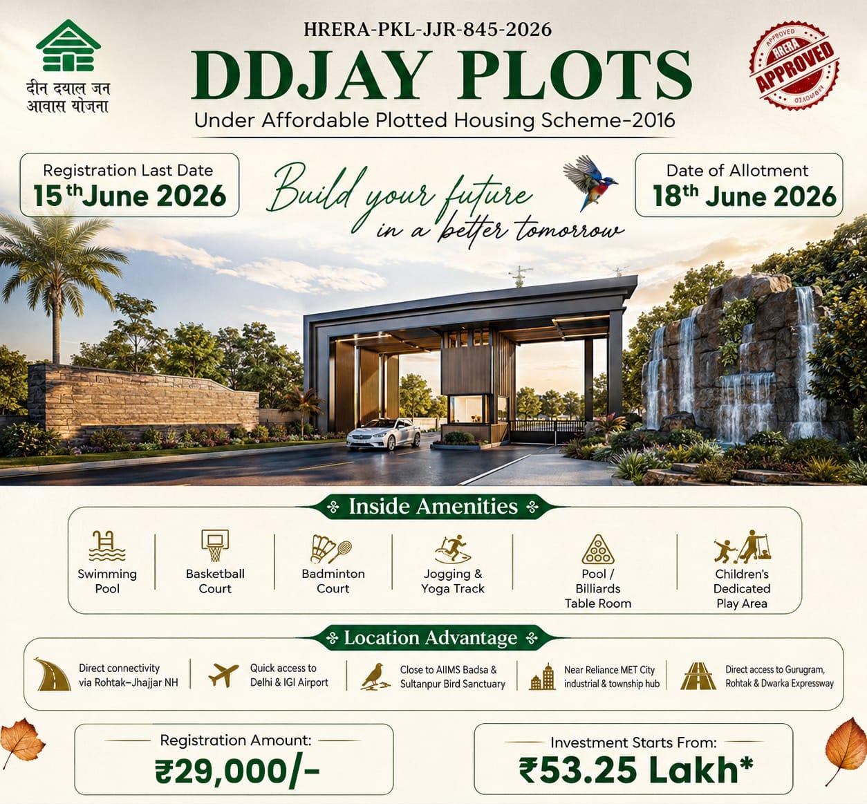 Deen Dayal Jan Awas Yojana Plot
