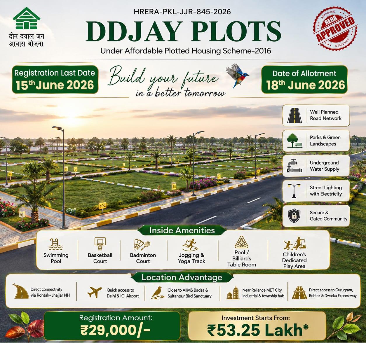 Deen Dayal Jan Awas Yojana Plot