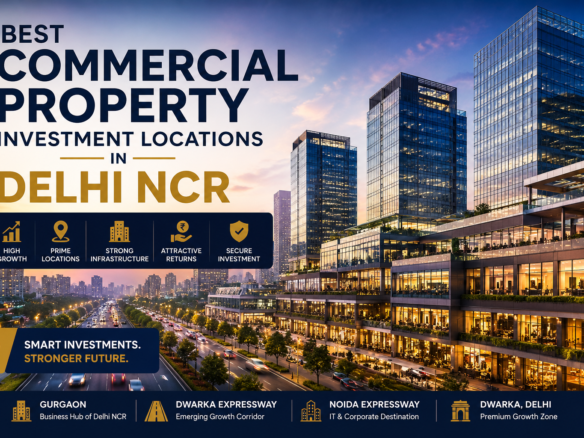 Best commercial property investment locations in Delhi NCR