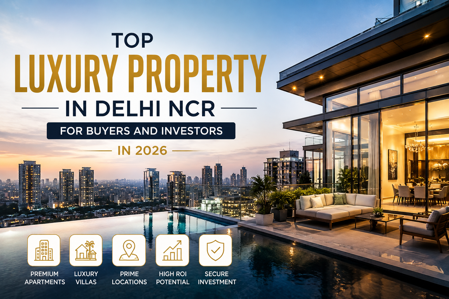 Luxury Property in Delhi NCR for buyers and investors